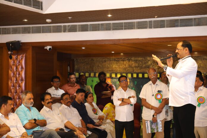 WhatsApp Image 2025-05-12 at 7.44.29 PM (1) SAPPHIRE SUITE to be a Landmark Project in Chitrapuri Colony – To Be Completed in 40 Months”: Anil Kumar Vallabhaneni