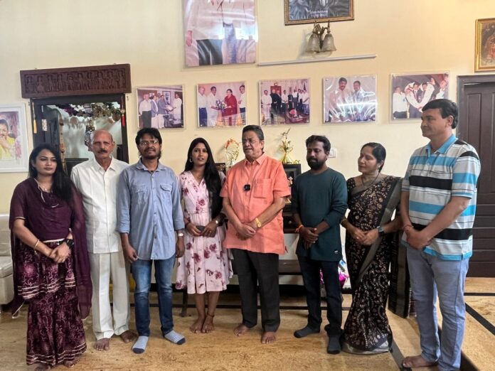 The first look of 'Premalo Dindosaari' was released by top producer C. Kalyan.