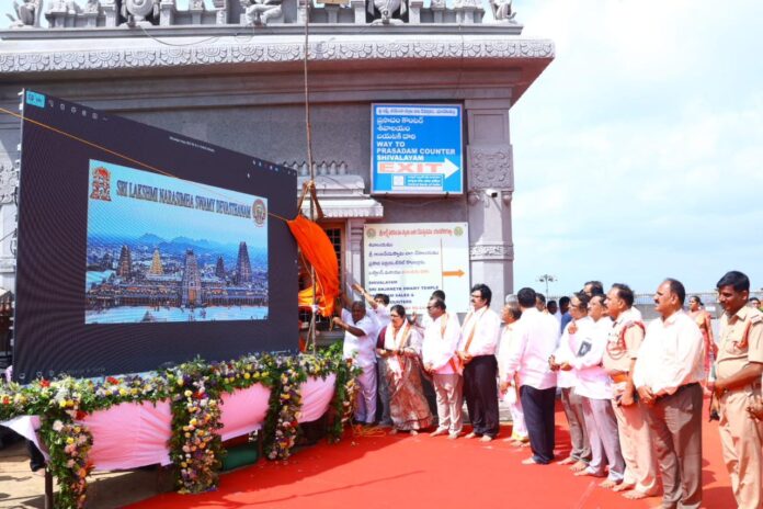 State-of-the-art digital screens launched at Yadadri Temple