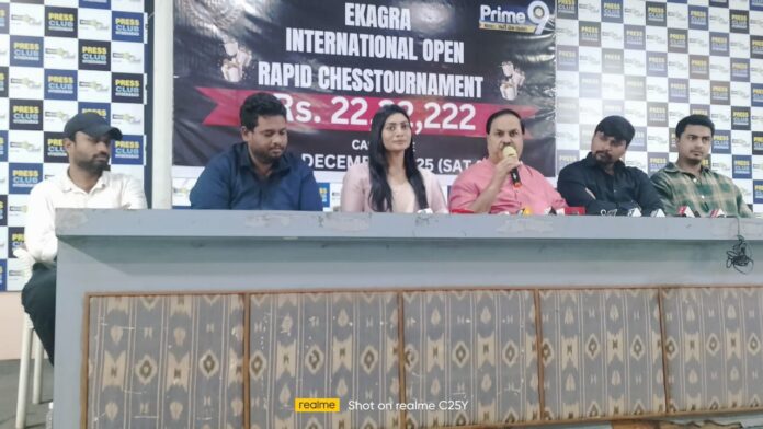 Ekagra International Open Rapid Chess Tournament begins in Hyderabad on December 20-21