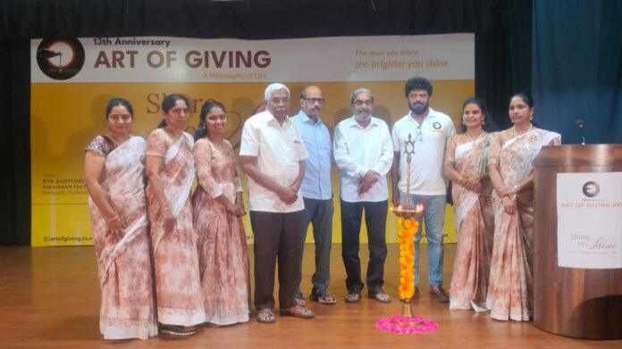 WhatsApp Image 2026-05-19 at 8.36.39 AM(1) The 13th anniversary celebrations of 'Art of Giving' concluded with great pomp in the Telugu states.
