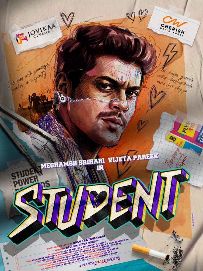 WhatsApp Image 2026-06-23 at 12.04.08 PM Real Star Srihari’s son Meghamsh Srihari’s upcoming film STUDENT has released a powerful first-look poster